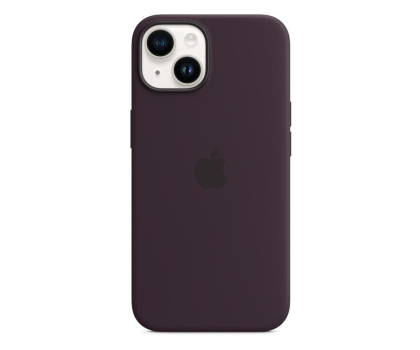 Etui do telefonów APPLE do iPhone 14 Plus Silicone Case with MagSafe - Elderberry